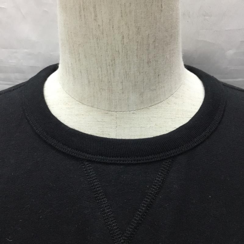 ポロラルフローレン POLO RALPH LAUREN トレーナー 長袖 スウェット 裏起毛 L ワンポイント 黒 / ブラック /  メンズ USED 古着 中古 10117162