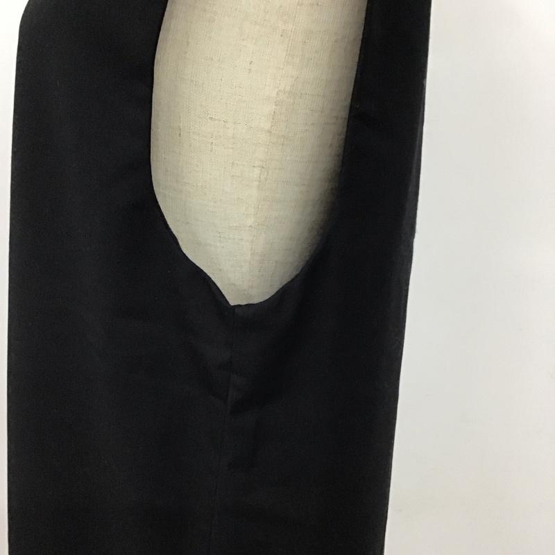 ザラ ZARA ジャンパースカート ジャンパースカート 8073 052 800 Vネック ノースリーブ ワンピース S 無地 黒 / ブラック / レディース USED 古着 中古 10121531
