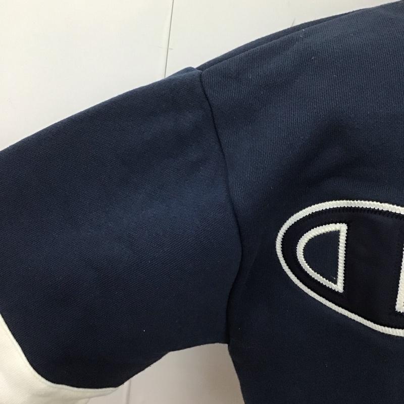 エクストララージ XLARGE トレーナー 長袖 Champion S 無地 紺 / ネイビー / メンズ USED 古着 中古 10107909