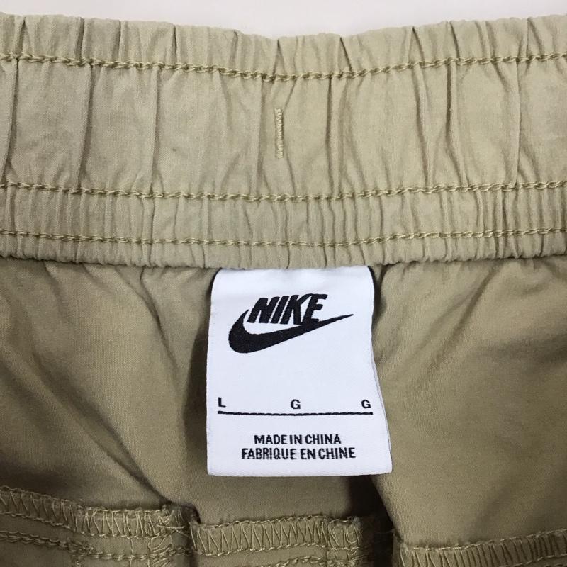 ナイキ NIKE パンツ ワークパンツ、ペインターパンツ cd9229-297 ウーブンパンツ ワイドパンツ スポーツウェア L ロゴ、文字 ベージュ / ベージュ / メンズ USED 古着 中古 10122696