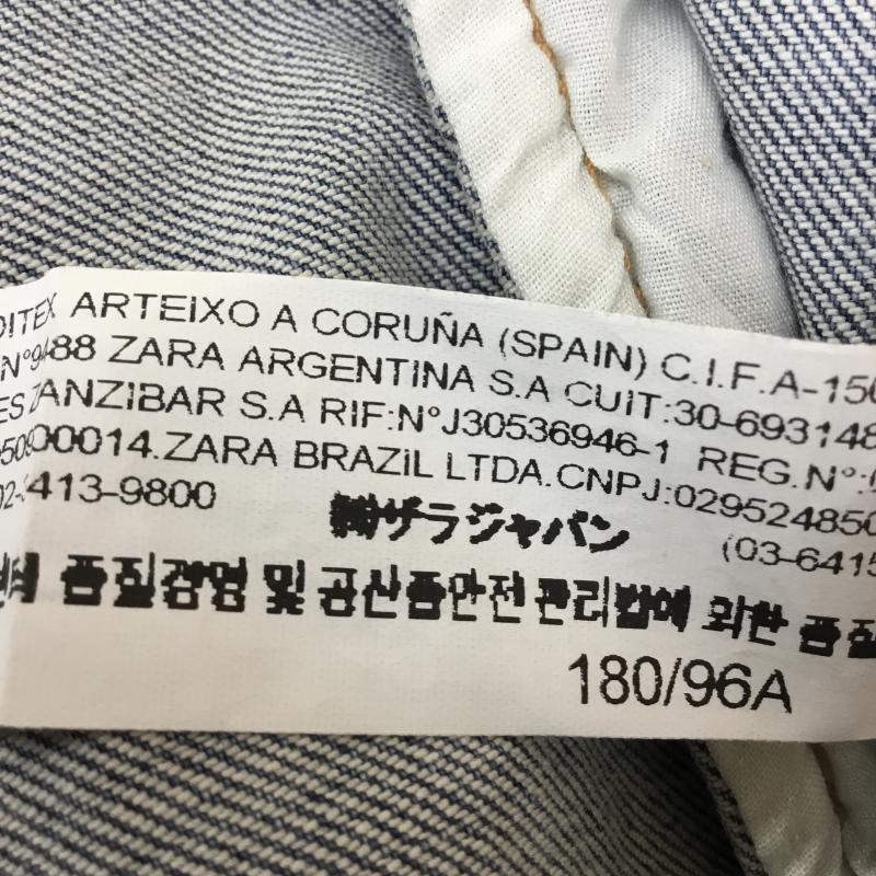 ザラ ZARA シャツ、ブラウス 長袖 M 青 / ブルー / メンズ USED 古着 中古 10137764