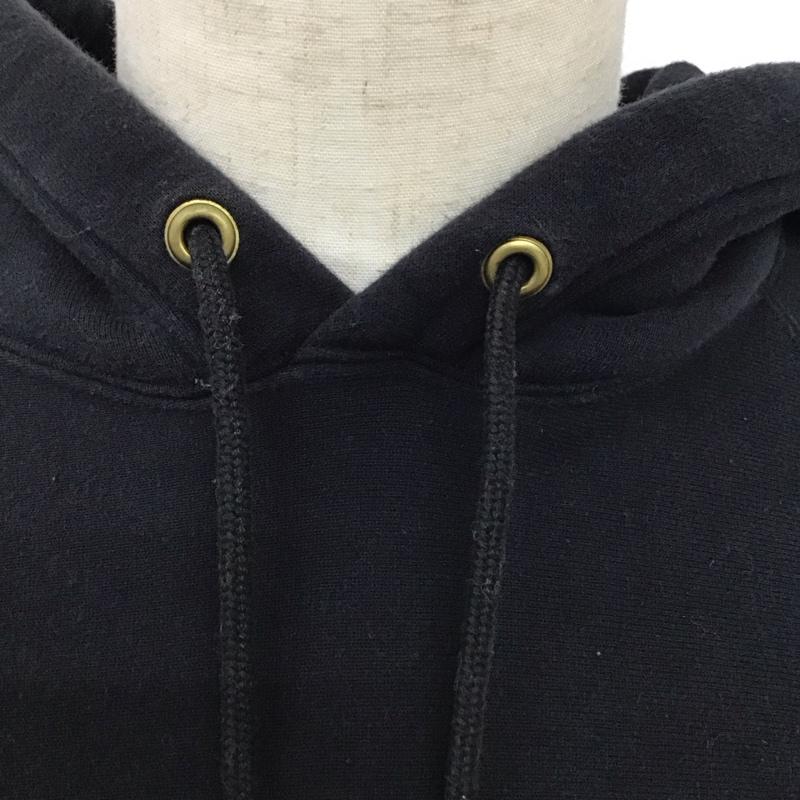 ダブルタップス WTAPS パーカー 長袖 長袖パーカー プルオーバー プリントスウェット トレーナー M ロゴ、文字 紺 / ネイビー /  メンズ USED 古着 中古 10120375