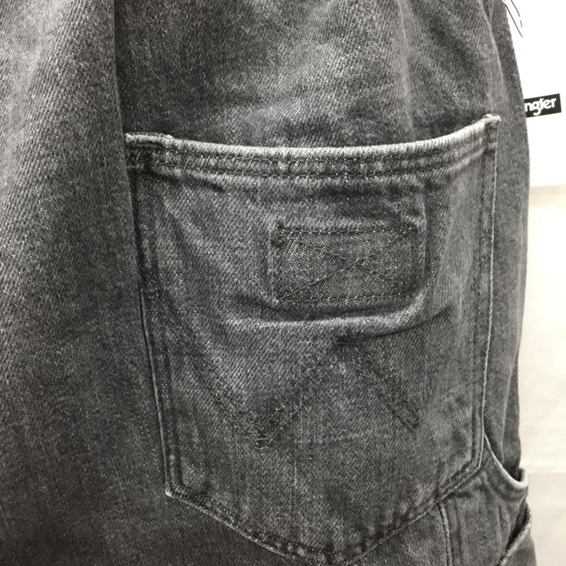 ラングラー Wrangler パンツ デニム、ジーンズ デニムパンツ ショートパンツ ハーフパンツ L 無地 黒 / ブラック /  メンズ USED 古着 中古 10121620