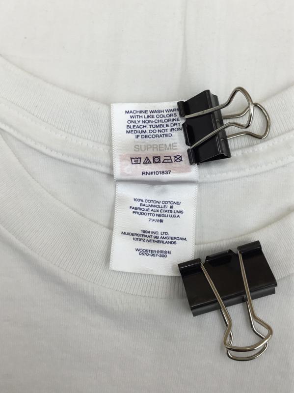 シュプリーム Supreme Tシャツ 半袖 Supreme Blowfish Tee L プリント 白 / ホワイト / メンズ USED 古着 中古 10127171