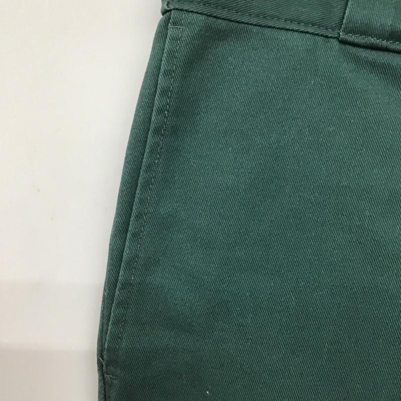 ディッキーズ Dickies パンツ ワークパンツ、ペインターパンツ ワークパンツ ワイドパンツ カジュアルパンツ 30インチ 無地 緑 / グリーン / メンズ USED 古着 中古 10139031
