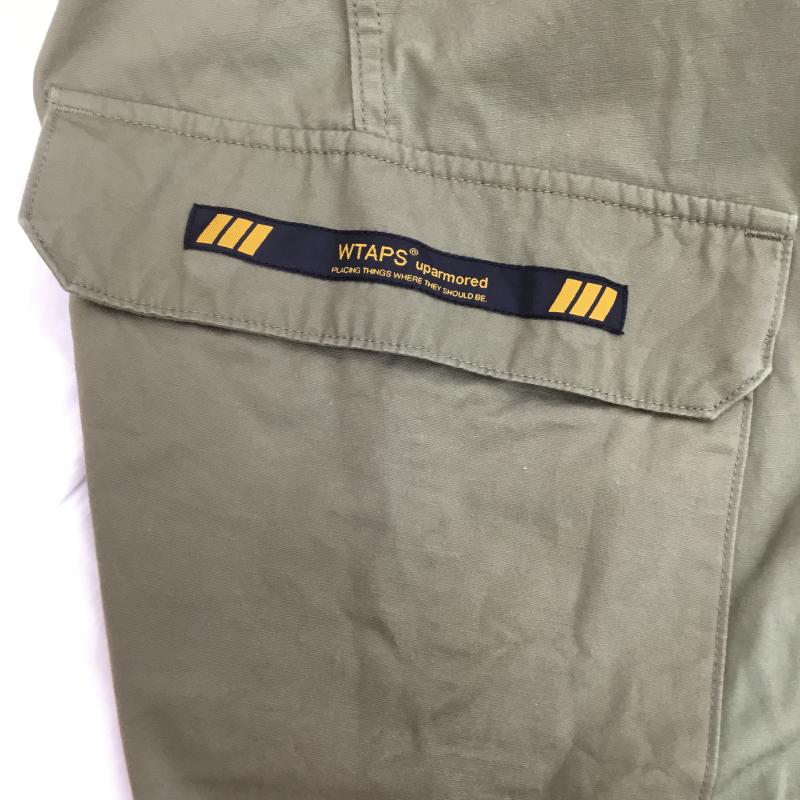 ダブルタップス WTAPS パンツ ワークパンツ、ペインターパンツ 202WVDT-PTM02 ジャングル スキニー トラウザーズ L ロゴ、文字 X ワンポイント カーキ / カーキ /  メンズ USED 古着 中古 10124455