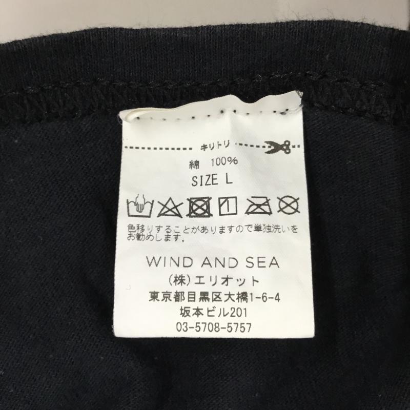 ウィンダンシー WIND AND SEA Tシャツ 半袖 GOD SELECTION XXX WDS-XXX-SP-10 L プリント 黒 / ブラック / メンズ USED 古着 中古 10113463