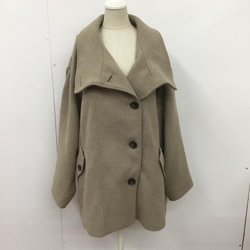 マウジー MOUSSY コート コート一般 010FAH30-5610 STAND COLLAR MIDDLE コート 1 無地 ベージュ / ベージュ / レディース USED 古着 中古 10124503