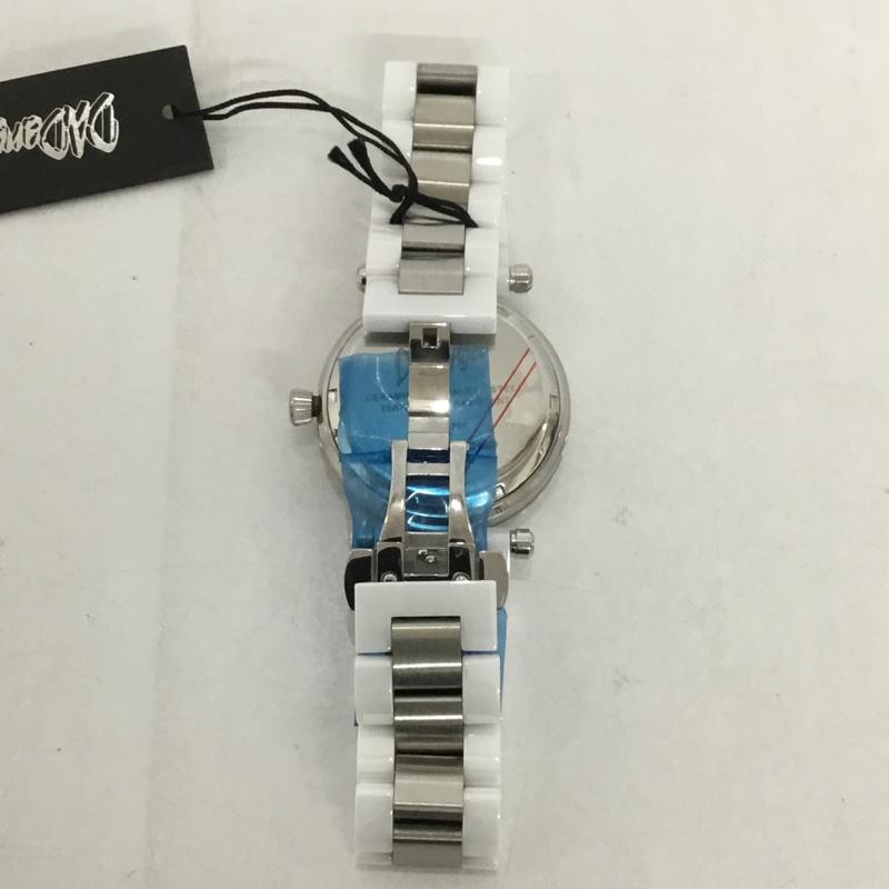 古着 USED 腕時計 アナログ(クォーツ式) DAD701 DADangel スカル ドクロ ロゴ、文字 白 / ホワイト / X 銀 / シルバー / メンズ USED 古着 中古 10129458