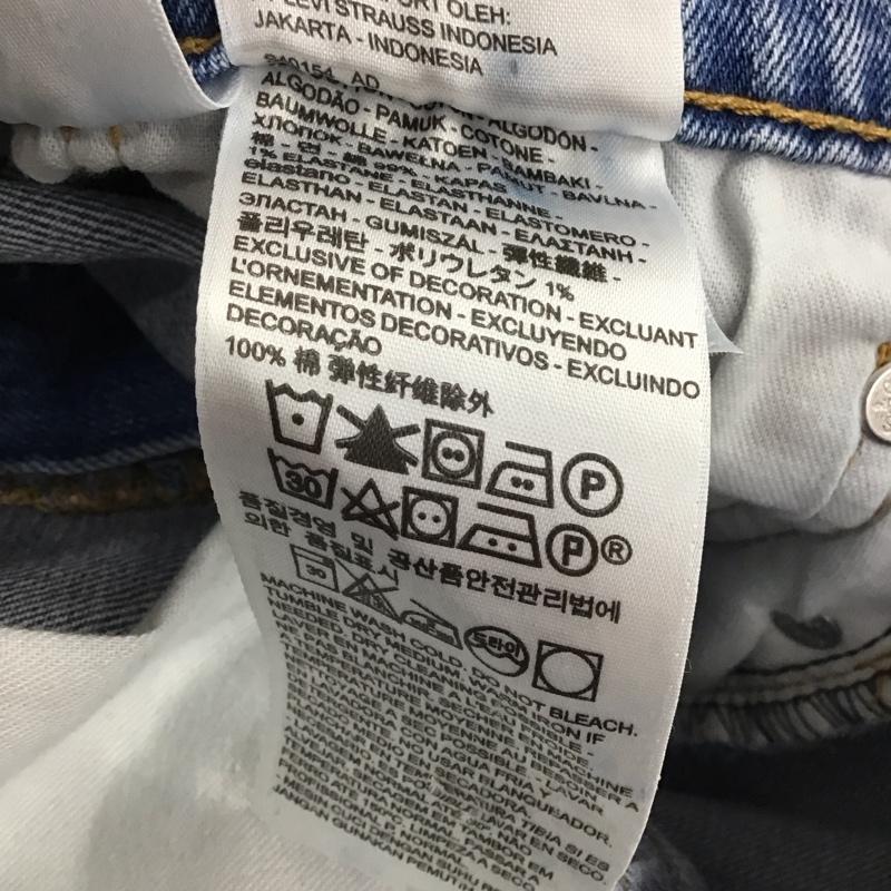 リーバイストラウスアンドコー Levi Strauss & co. パンツ デニム、ジーンズ デニムパンツ ワイドパンツ カジュアルパンツ ストレッチパンツ 38インチ 無地 インディゴ / インディゴ / メンズ USED 古着 中古 10149536