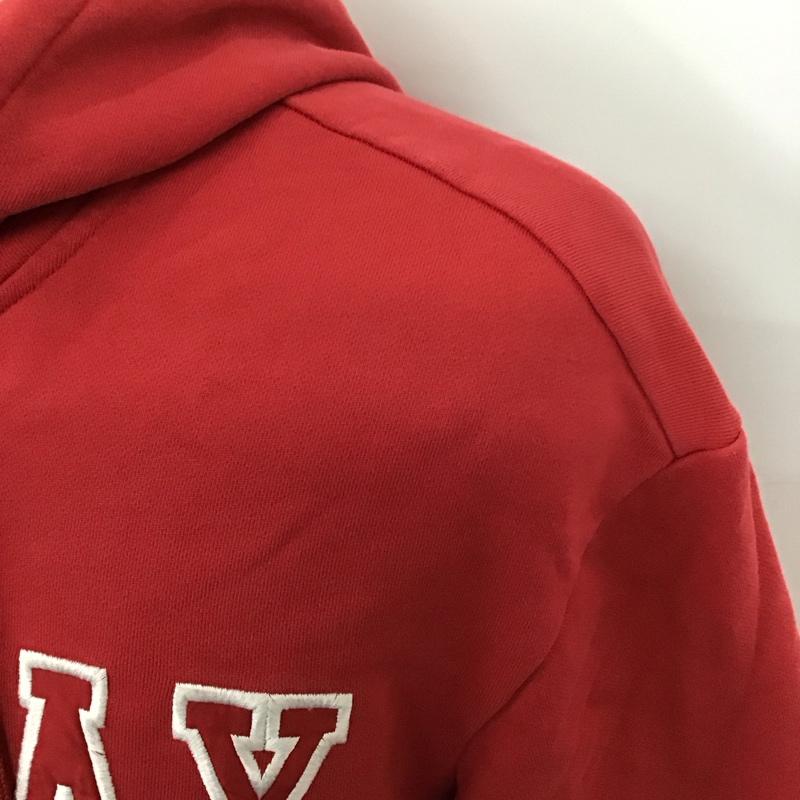 アルマーニエクスチェンジ ARMANI EXCHANGE パーカー 長袖 長袖パーカー フード付きパーカー プリントスウェット トレーナー M ロゴ、文字 赤 / レッド / メンズ USED 古着 中古 10115128