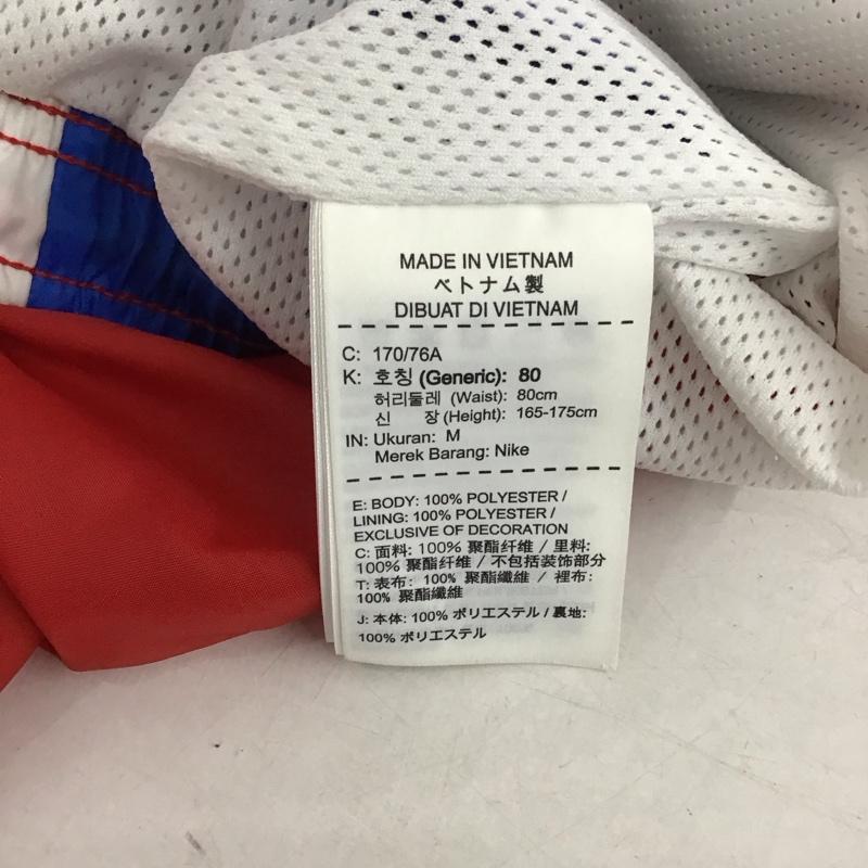 ナイキ NIKE パンツ ワークパンツ、ペインターパンツ aq1896-657 ボトム ワイドパンツ ナイロンパンツ M ロゴ、文字 白 / ホワイト / X 青 / ブルー / X 赤 / レッド / メンズ USED 古着 中古 10129832