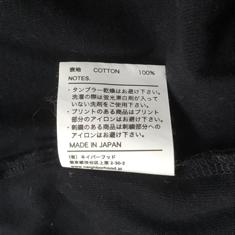 ネイバーフッド NEIGHBORHOOD Tシャツ 半袖 半袖カットソー プリントTシャツ クルーネックカットソー 42 プリント 黒 / ブラック / メンズ USED 古着 中古 10107797