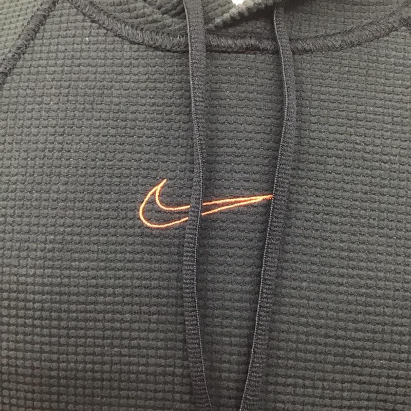 ナイキ NIKE カットソー 長袖 cu4998-010 スウェットパーカーフリースISOPXプルオーバーフーディ 長袖カットソー スポーツウェア L ロゴ、文字 黒 / ブラック / メンズ USED 古着 中古 10107984