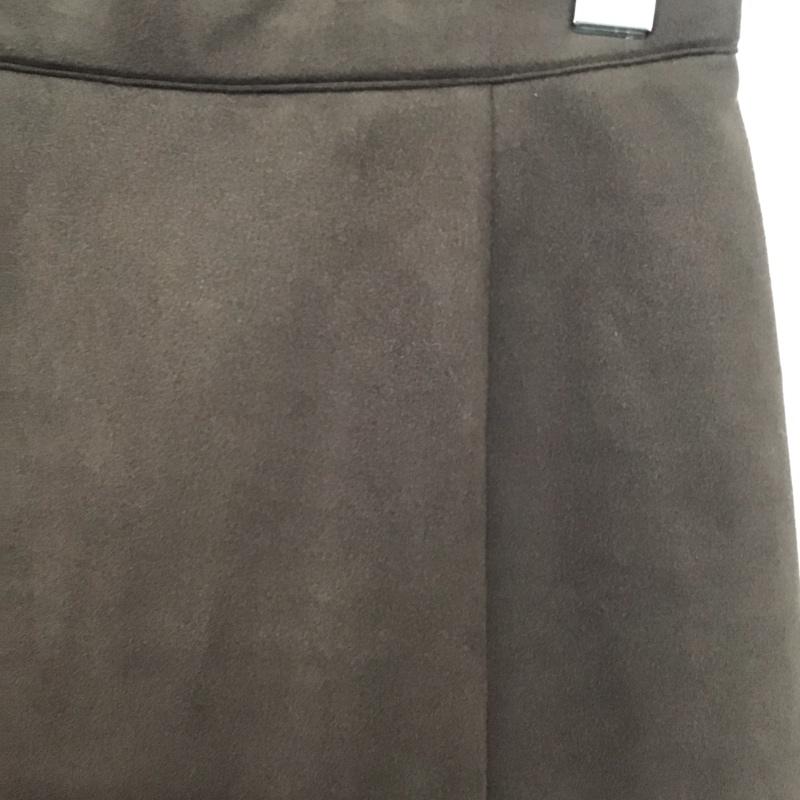 ジーナシス JEANASIS スカート ロングスカート JS050661TS ヌバックライクマーメイドスカート FREE 無地 茶 / ブラウン / レディース USED 古着 中古 10134258