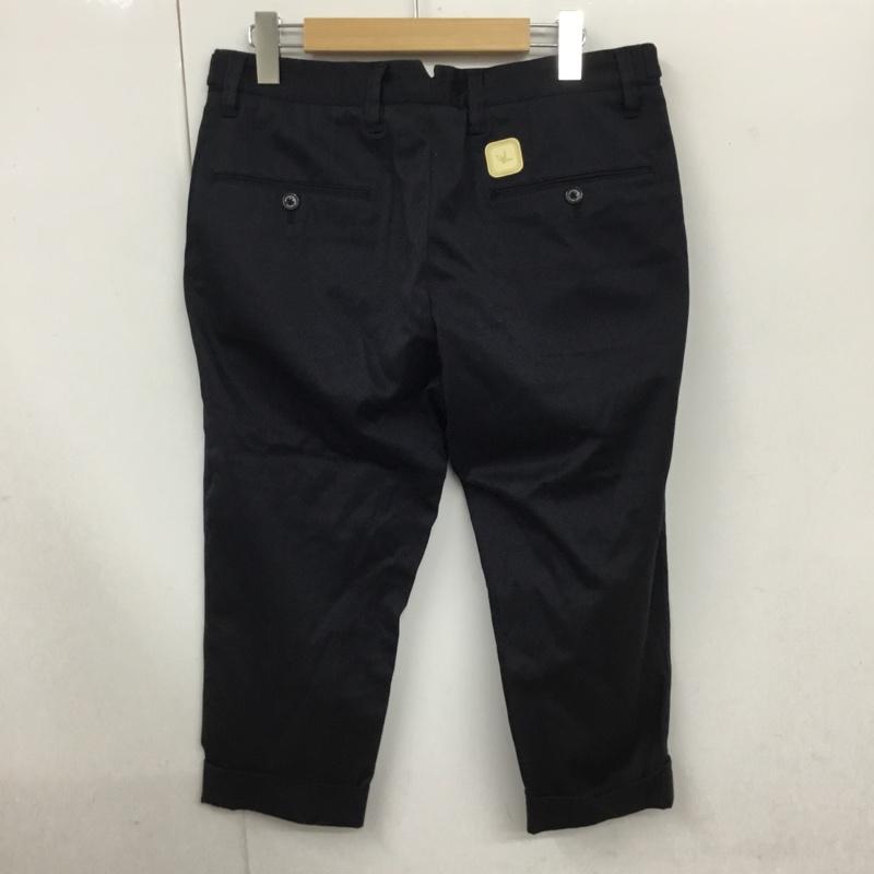 ウノピゥウノウグァーレトレ 1 piu 1 uguale 3 ボトムス ボトムス MRP164 driving collection wrinkle pants テーパードパンツ 4 無地 紺 / ネイビー / メンズ USED 古着 中古 10119846