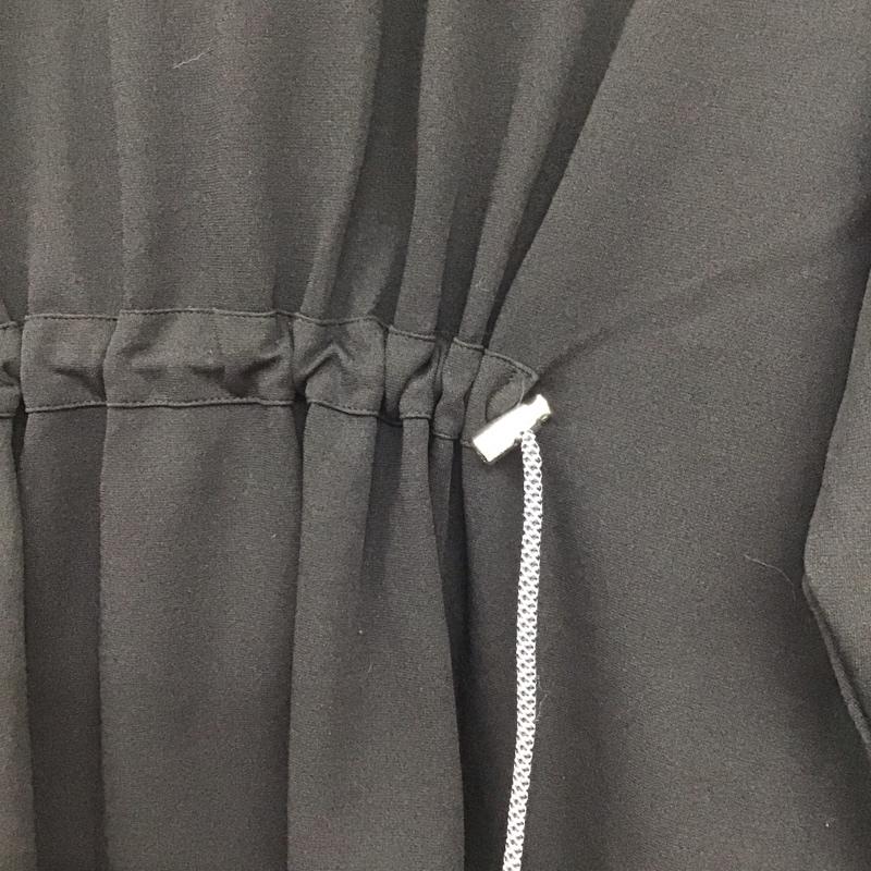 ザラ ZARA ワンピース ひざ丈スカート 5039/050/800 S 無地 黒 / ブラック /  レディース USED 古着 中古 10133689