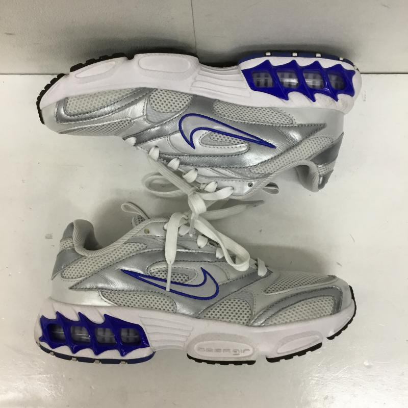 ナイキ NIKE スニーカー スニーカー DX3217-043 ズーム エア ファイヤー 23.0cm ロゴ、文字 青 / ブルー / X 銀 / シルバー / レディース USED 古着 中古 10137582