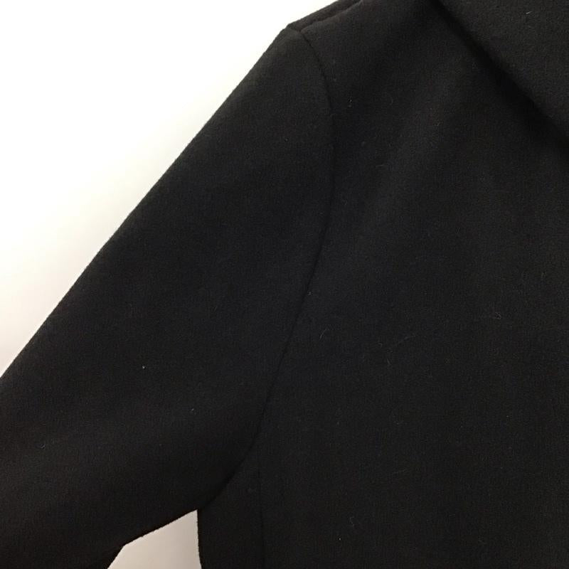 ザラ ZARA コート コート一般 ロング丈 フード L 無地 黒 / ブラック / レディース USED 古着 中古 10118498