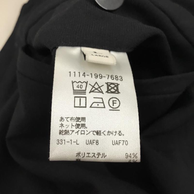 ユナイテッドアローズ UNITED ARROWS パンツ スラックス 1114-199-7683 ボトムス ワイドパンツ スラックス L 無地 黒 / ブラック / メンズ USED 古着 中古 10109426