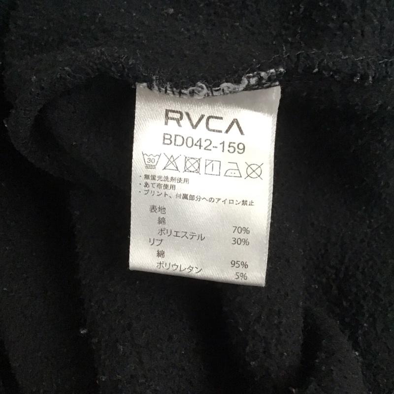ルーカ RVCA パーカー 長袖 長袖 L ロゴ、文字 黒 / ブラック / メンズ USED 古着 中古 10139697