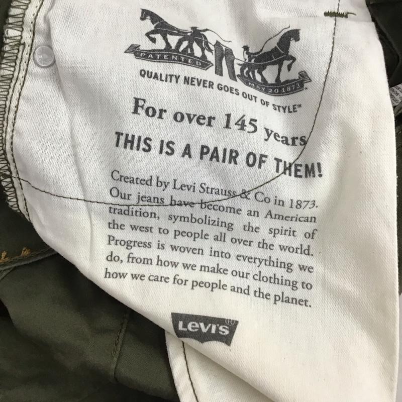 リーバイストラウスアンドコー Levi Strauss & co. パンツ ワークパンツ、ペインターパンツ ワイドパンツ カジュアルパンツ ワークパンツ 31インチ 無地 カーキ / カーキ / メンズ USED 古着 中古 10130082