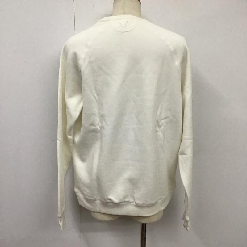 ゲス Guess トレーナー 長袖 U1YA02K9V31 スウェット 裏起毛 タグ付き XL ロゴ、文字 アイボリー / アイボリー / メンズ USED 古着 中古 10115601
