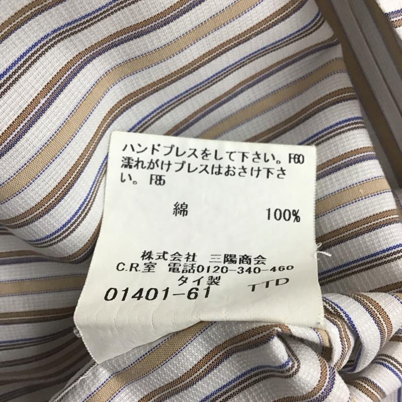 バーバリーロンドン Burberry London シャツ、ブラウス 半袖 半袖シャツ プリントシャツ ポケットシャツ ボタンダウンシャツ L ストライプ マルチカラー / マルチカラー / メンズ USED 古着 中古 10139834