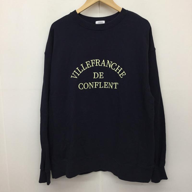 ローリーズファーム LOWRYS FARM トレーナー 長袖 FREE 刺繍 紺 / ネイビー / レディース USED 古着 中古 10138233