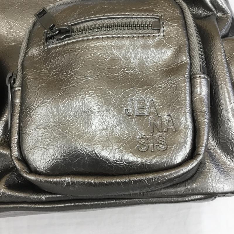 ジーナシス JEANASIS ハンドバッグ ハンドバッグ ロゴ、文字 銀 / シルバー / レディース USED 古着 中古 10136405