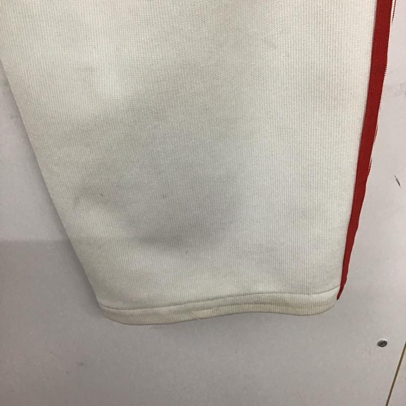 アディダス adidas ボトムス ボトムス ジャージ M 無地 X ロゴ、文字 白 / ホワイト / メンズ USED 古着 中古 10134457