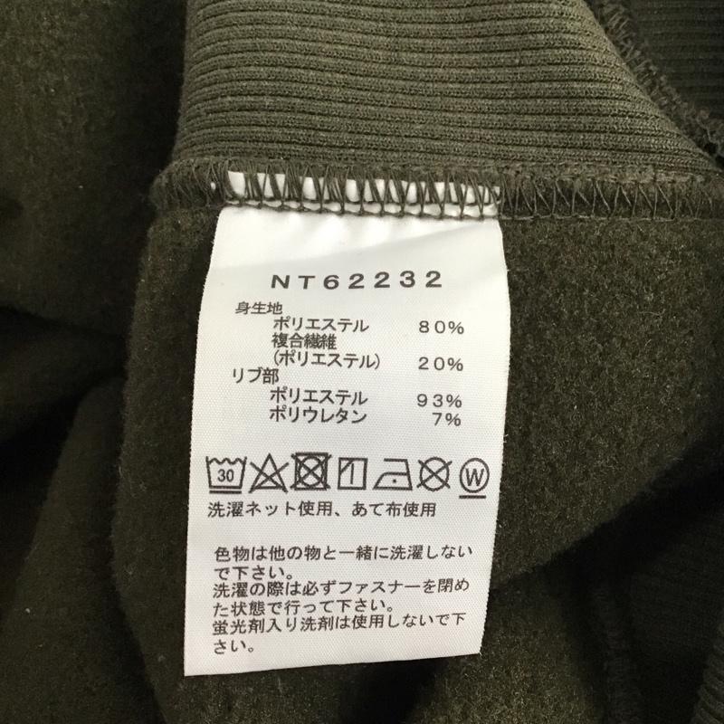 ザノースフェイス THE NORTH FACE パーカー 長袖 nt62232 スクエアロゴフルジップパーカー スウェットパーカー M ロゴ、文字 カーキ / カーキ / メンズ USED 古着 中古 10132268