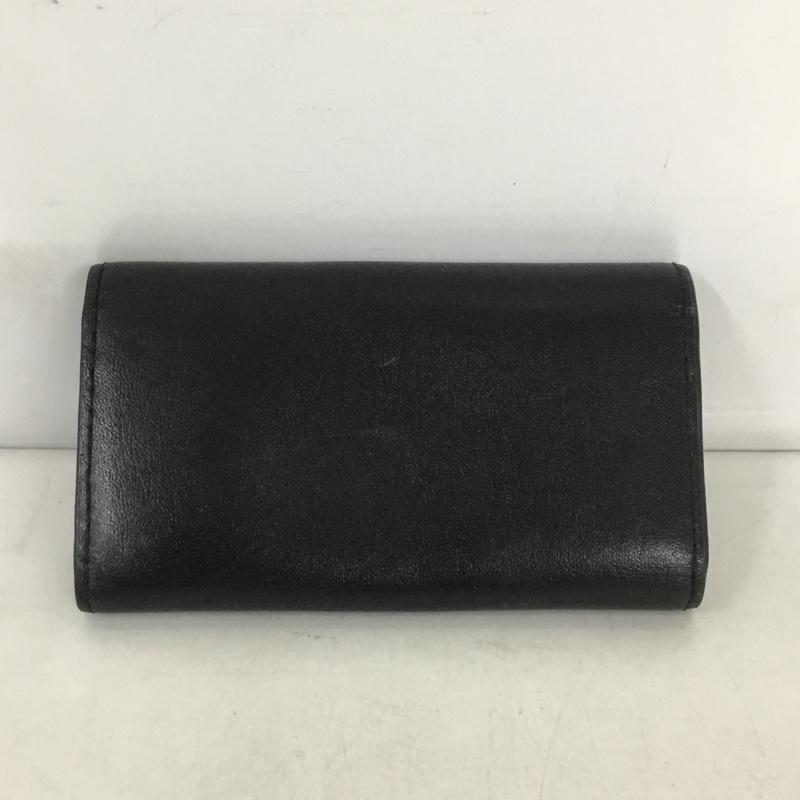 ポールスミス Paul Smith キーホルダー キーホルダー ブライトストライプトリム キーケース ロゴ、文字 黒 / ブラック / メンズ USED 古着 中古 10136356