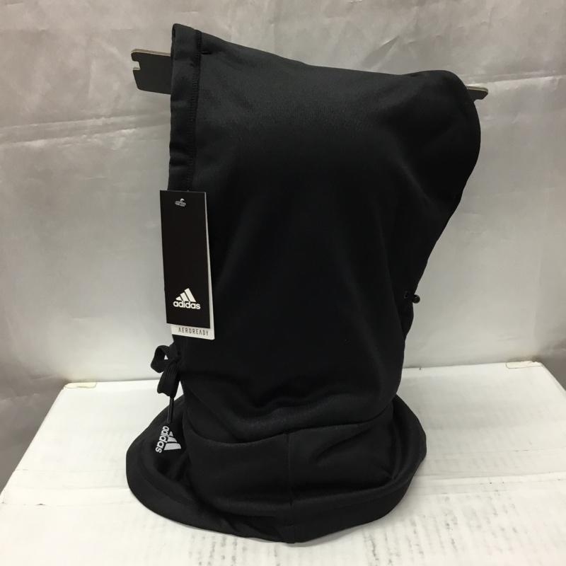 アディダス adidas ファッション小物 ファッション小物 H08835 フェイスマスク エッセンシャルズ フェイスカバー タグ付き FREE ロゴ、文字 黒 / ブラック / メンズ USED 古着 中古 10106488