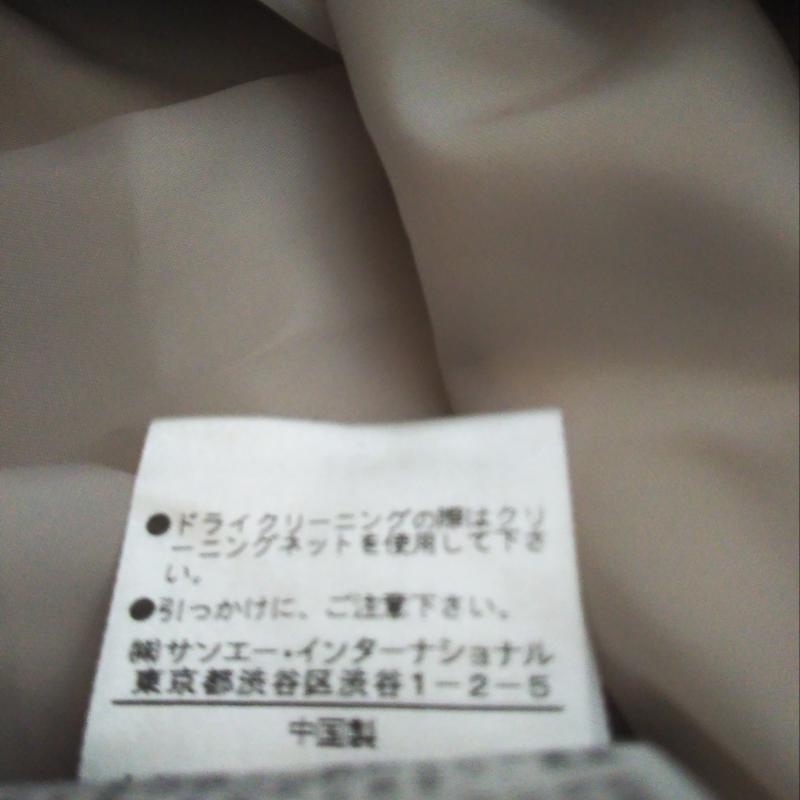 ナチュラルビューティーベーシック NATURAL BEAUTY BASIC コート コート一般 L 無地 ベージュ / ベージュ / レディース USED 古着 中古 10013116