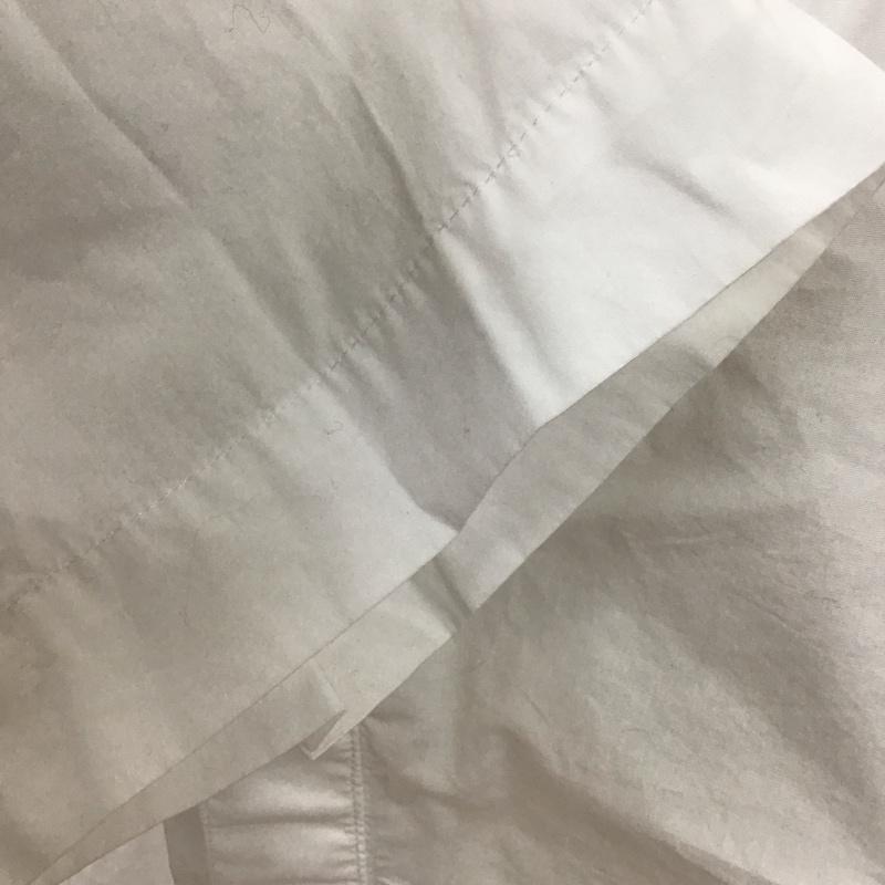 ザラ ZARA シャツ、ブラウス 七分袖 8351 237 250 ノーカラー M 無地 白 / ホワイト / レディース USED 古着 中古 10114236