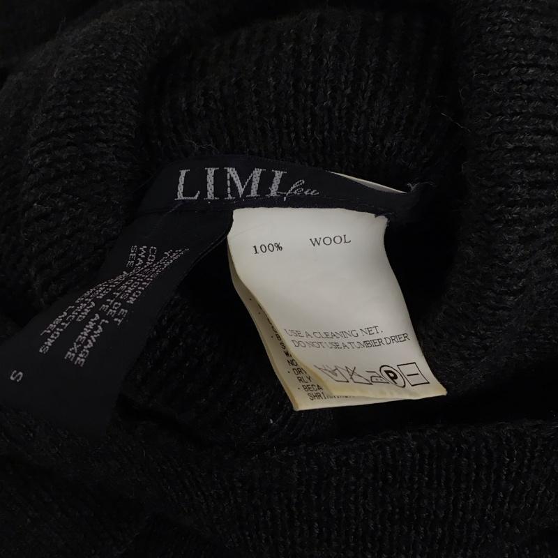 リミフゥ LIMI feu ニット、セーター 長袖 長袖ニットカットソー ニット セーター フード付き S 無地 黒 / ブラック / レディース USED 古着 中古 10117867