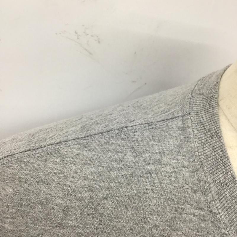 カーハート Carhartt カットソー 長袖 長袖カットソー クルーネックカットソー ロングスリーブカットソー プリントTシャツ L ロゴ、文字 灰 / グレー /  メンズ USED 古着 中古 10112508