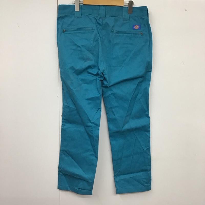 ディッキーズ Dickies パンツ ワークパンツ、ペインターパンツ ワークパンツ ワイドパンツ カジュアルパンツ 34 無地 青 / ブルー /  メンズ USED 古着 中古 10123555