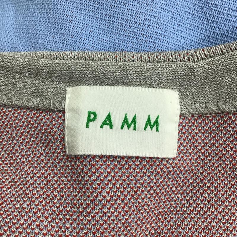 パム PAMM カーディガン 長袖 長袖ニットカーディガン リブニットカーディガン 前ボタン FREE プリント マルチカラー / マルチカラー / メンズ USED 古着 中古 10122780