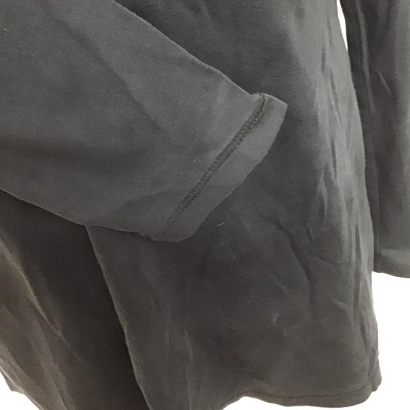 バーバリーロンドン Burberry London カットソー 長袖 FA082-928-09 クルーネック 2 プリント 黒 / ブラック /  レディース USED 古着 中古 10108342