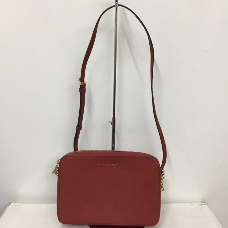 マイケルコース MICHAEL KORS ショルダーバッグ ショルダーバッグ 35T8GTTC9L チェーンベルト ロゴ、文字 赤 / レッド / レディース USED 古着 中古 10124241