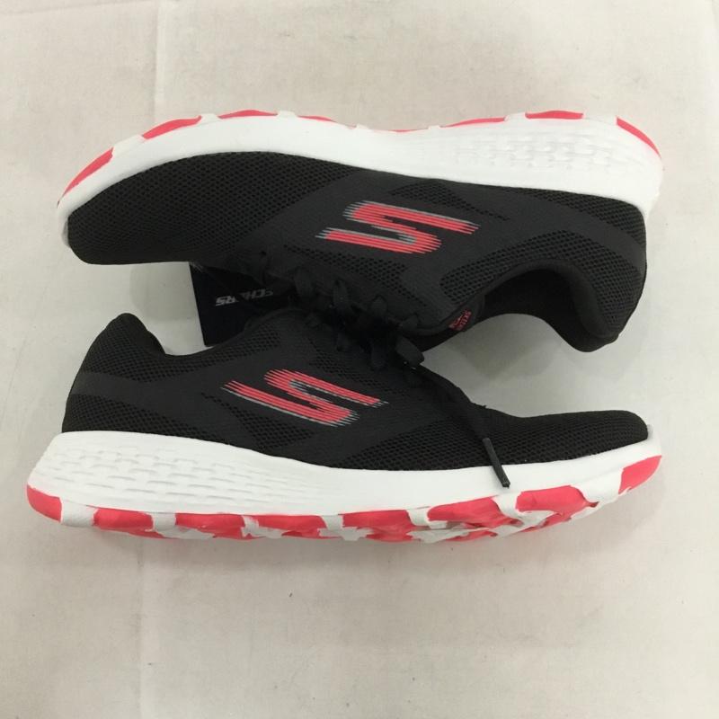 スケッチャーズ SKECHERS スニーカー スニーカー 15651 BKHP GO WALK COOL 23cm 23.0cm ロゴ、文字 黒 / ブラック / レディース USED 古着 中古 10135795