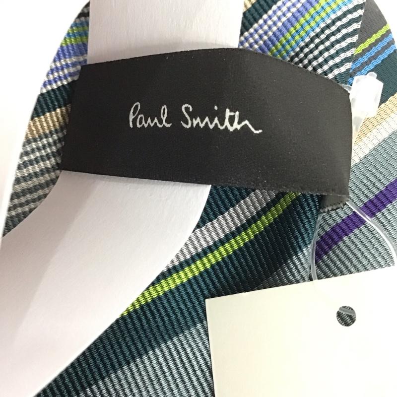 ポールスミス Paul Smith ネクタイ ネクタイ シルク ストライプ マルチカラー / マルチカラー / メンズ USED 古着 中古 10135317