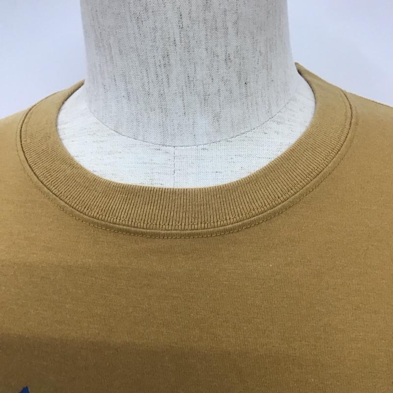 コロンビア Columbia Tシャツ 半袖 半袖カットソー プリントTシャツ クルーネックカットソー L プリント ベージュ / ベージュ / メンズ USED 古着 中古 10107684