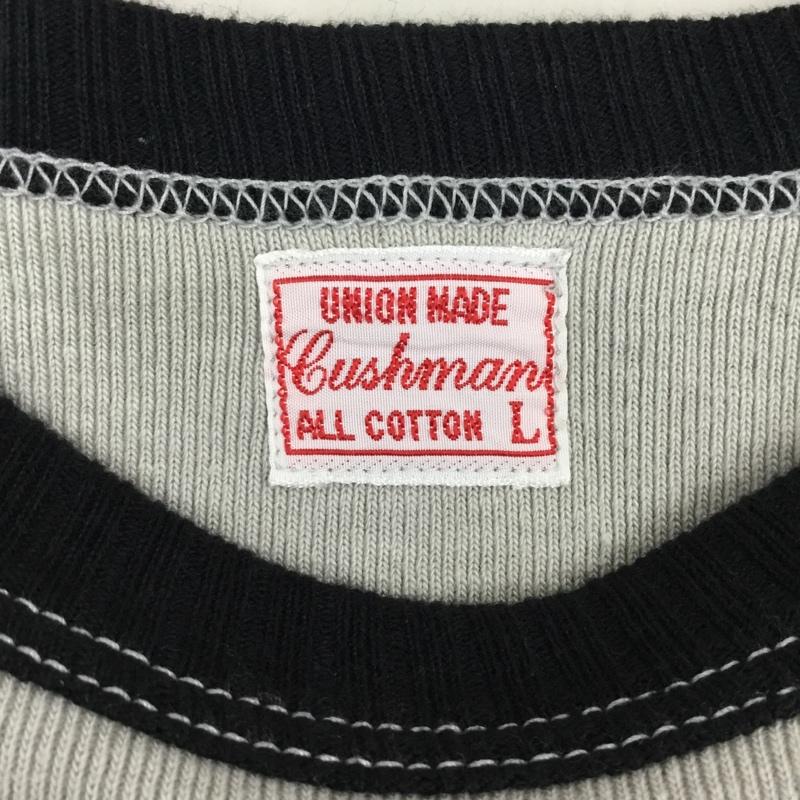 クッシュマン CUSHMAN カットソー 半袖 半袖 L プリント 灰 / グレー / メンズ USED 古着 中古 10106465