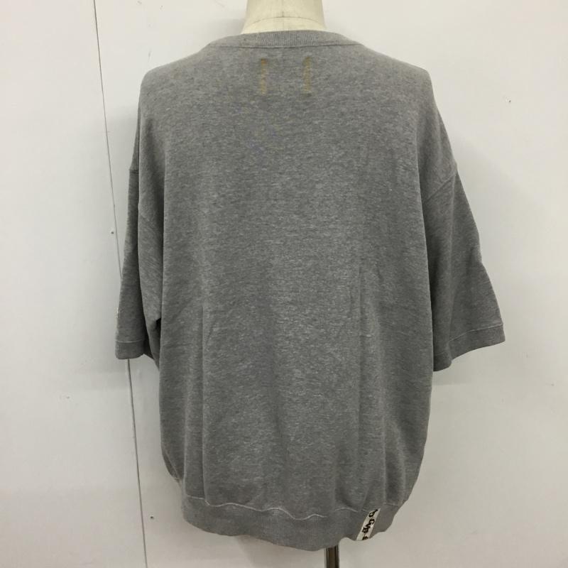 ガヴィル GAVIAL トレーナー 半袖 GVL-24SST-0626 L 無地 灰 / グレー / メンズ USED 古着 中古 10109962