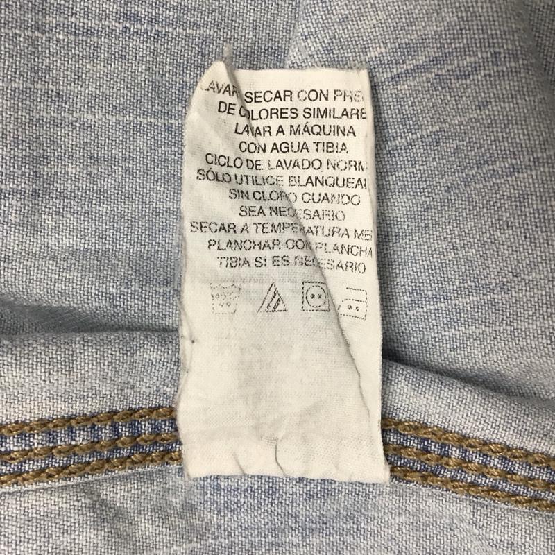 古着 USED シャツ、ブラウス 長袖 長袖シャツ デニムシャツ カジュアルシャツ カラーシャツ L 無地 インディゴ / インディゴ / メンズ USED 古着 中古 10117453