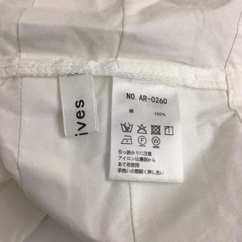アルシーヴ archives シャツ、ブラウス 長袖 無地 白 / ホワイト / レディース USED 古着 中古 10108146