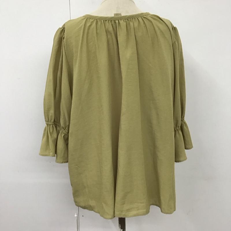 アズールバイマウジー AZUL BY MOUSSY シャツ、ブラウス 半袖 250aaw30-a302 ボタニカルトップス 半袖シャツカットソー M 刺繍 マルチカラー / マルチカラー / レディース USED 古着 中古 10111914